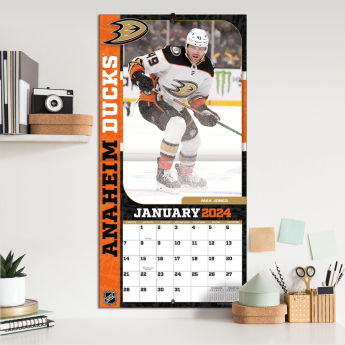 Anaheim Ducks kalendar 2024 Wall Calendar