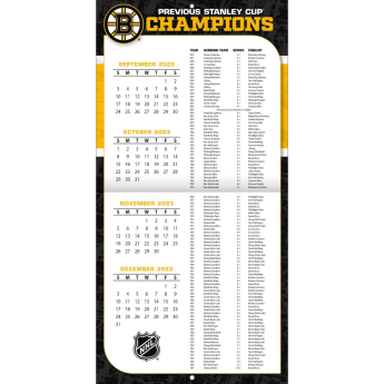 Boston Bruins kalendar 2024 Wall Calendar