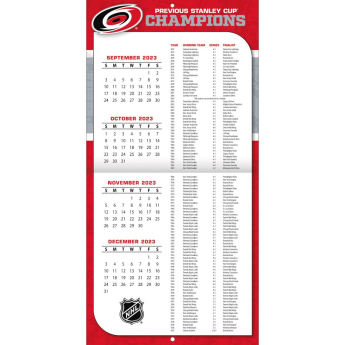 Carolina Hurricanes kalendar 2024 Wall Calendar
