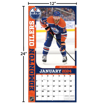 Edmonton Oilers kalendar 2024 Wall Calendar