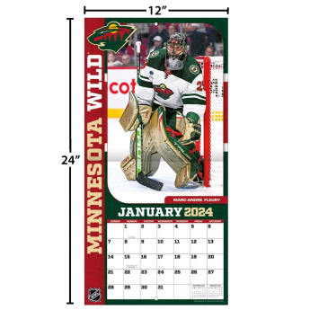 Minnesota Wild kalendar 2024 Wall Calendar