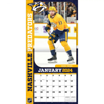 Nashville Predators kalendar 2024 Wall Calendar
