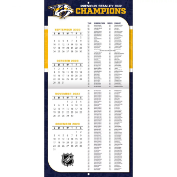 Nashville Predators kalendar 2024 Wall Calendar