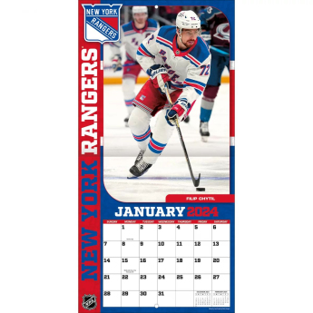 New York Rangers kalendar 2024 Wall Calendar