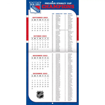 New York Rangers kalendar 2024 Wall Calendar