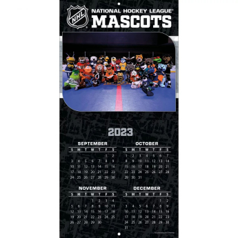 NHL proizvodi kalendar NHL Mascots 2024 Wall Calendar