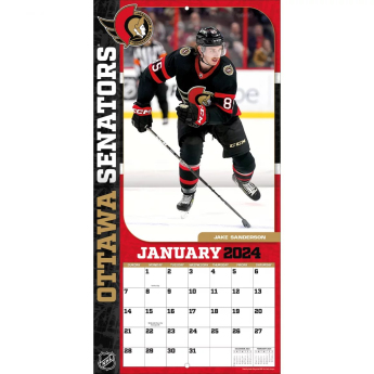 Ottawa Senators kalendar 2024 Wall Calendar