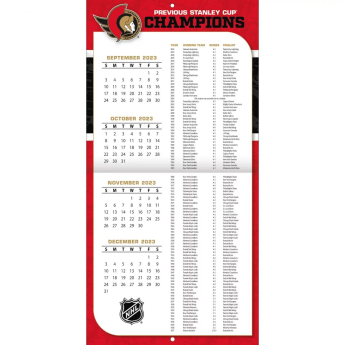 Ottawa Senators kalendar 2024 Wall Calendar
