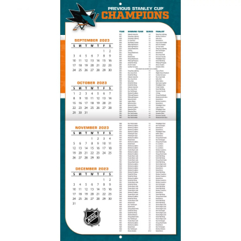 San Jose Sharks kalendar 2024 Wall Calendar