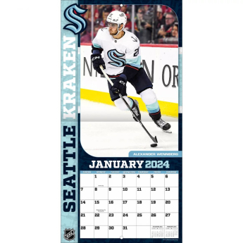 Seattle Kraken kalendar 2024 Wall Calendar