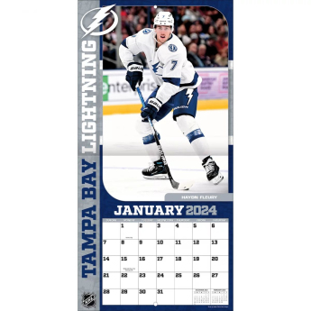 Tampa Bay Lightning kalendar 2024 Wall Calendar