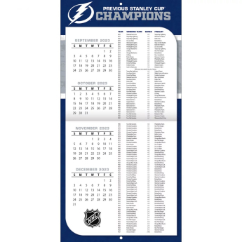 Tampa Bay Lightning kalendar 2024 Wall Calendar