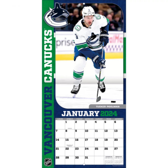 Vancouver Canucks kalendar 2024 Wall Calendar