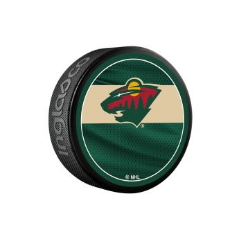 Minnesota Wild pak Reverse Retro Jersey 2022 Souvenir Collector Hockey Puck