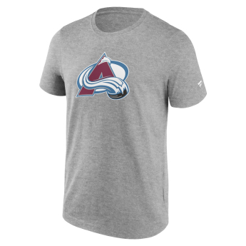 Colorado Avalanche muška majica Primary Logo Graphic T-Shirt Sport Gray Heather