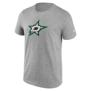 Dallas Stars muška majica Primary Logo Graphic T-Shirt Sport Gray Heather