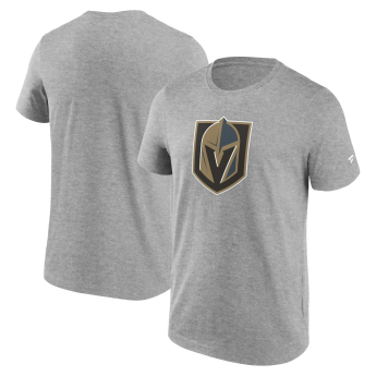 Vegas Golden Knights muška majica Primary Logo Graphic T-Shirt Sport Gray Heather