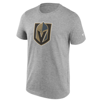 Vegas Golden Knights muška majica Primary Logo Graphic T-Shirt Sport Gray Heather