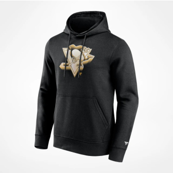 Pittsburgh Penguins muška majica s kapuljačom Chrome Graphic Hoodie Black