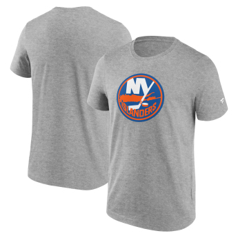 New York Islanders muška majica Primary Logo Graphic Sport Gray Heather