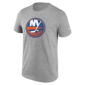 New York Islanders muška majica Primary Logo Graphic Sport Gray Heather