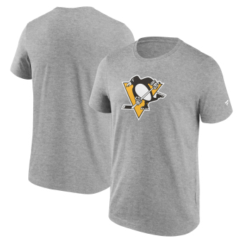 Pittsburgh Penguins muška majica Primary Logo Graphic Sport Gray Heather
