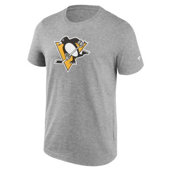 Pittsburgh Penguins muška majica Primary Logo Graphic Sport Gray Heather