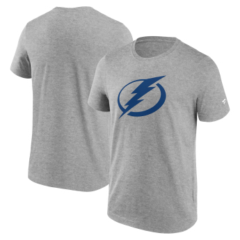 Tampa Bay Lightning muška majica Primary Logo Graphic Sport Gray Heather