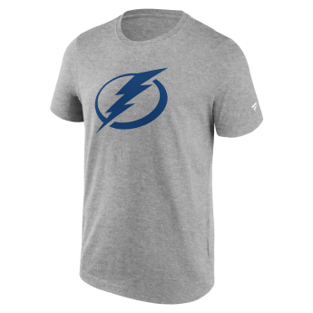 Tampa Bay Lightning muška majica Primary Logo Graphic Sport Gray Heather