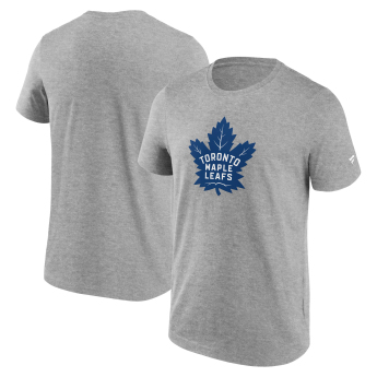 Toronto Maple Leafs muška majica Primary Logo Graphic Sport Gray Heather