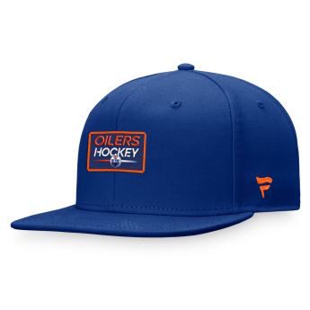 Edmonton Oilers šilterica ravnog oboda Authentic Pro Prime Flat Brim Snapback blue