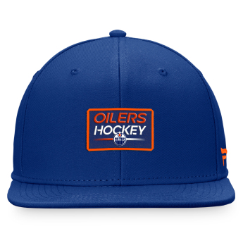 Edmonton Oilers šilterica ravnog oboda Authentic Pro Prime Flat Brim Snapback blue