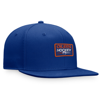 Edmonton Oilers šilterica ravnog oboda Authentic Pro Prime Flat Brim Snapback blue