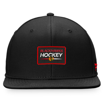Chicago Blackhawks šilterica ravnog oboda Authentic Pro Prime Flat Brim Snapback black