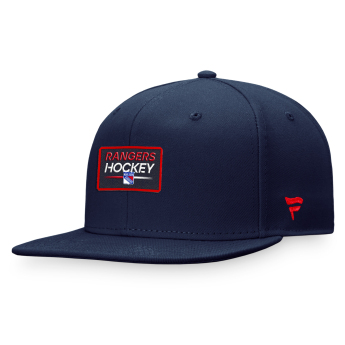 New York Rangers šilterica ravnog oboda Authentic Pro Prime Flat Brim Snapback navy