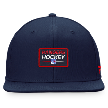 New York Rangers šilterica ravnog oboda Authentic Pro Prime Flat Brim Snapback navy