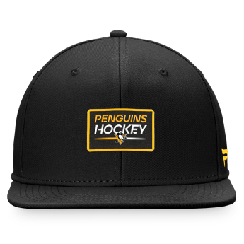 Pittsburgh Penguins šilterica ravnog oboda Authentic Pro Prime Flat Brim Snapback black
