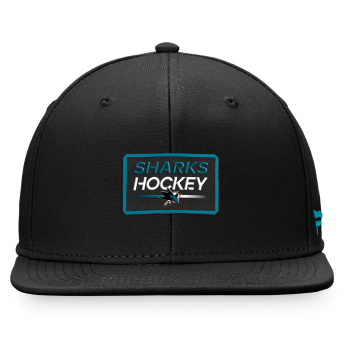San Jose Sharks šilterica ravnog oboda Authentic Pro Prime Flat Brim Snapback black