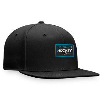 San Jose Sharks šilterica ravnog oboda Authentic Pro Prime Flat Brim Snapback black