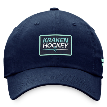 Seattle Kraken kapa za bejzbol Authentic Pro Prime Graphic Unstructured Adjustable navy