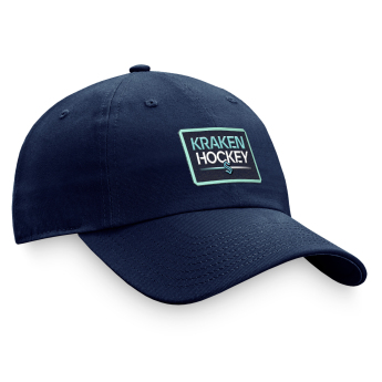 Seattle Kraken kapa za bejzbol Authentic Pro Prime Graphic Unstructured Adjustable navy