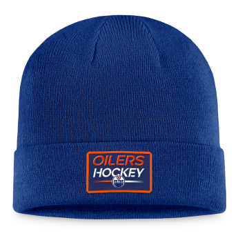 Edmonton Oilers zimske kape Authentic Pro Prime Cuffed Beanie blue