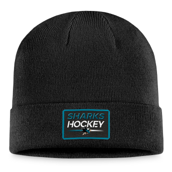 San Jose Sharks zimske kape Authentic Pro Prime Cuffed Beanie black