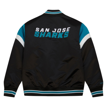 San Jose Sharks muška jakna NHL Heavyweight Satin Jacket