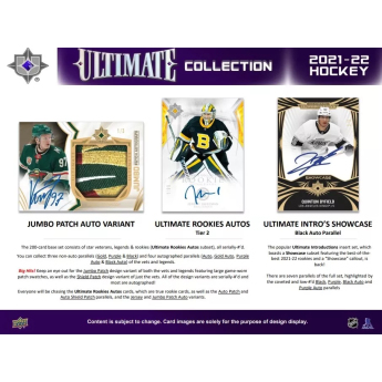 NHL boxovi NHL hokejske karte 2021-22 Upper Deck Ultimate Hobby Box