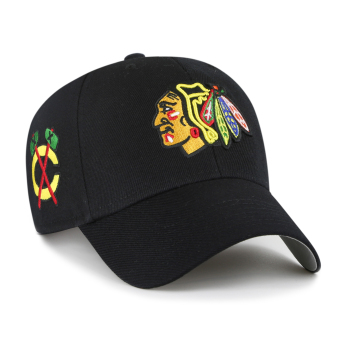 Chicago Blackhawks kapa za bejzbol Sure Shot Snapback 47 MVP Black