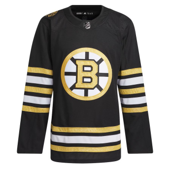 Boston Bruins hokejaški dres adidas Black 100th Anniversary Primegreen Authentic Jersey