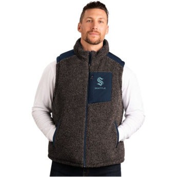 Seattle Kraken Muški prsluk Power Hitter Reversible Vest