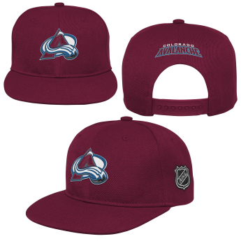 Colorado Avalanche dječja flat šilterica Logo Flatbrim Snapback