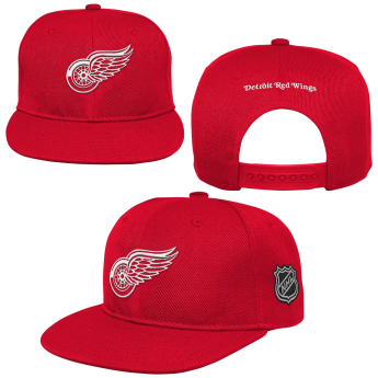 Detroit Red Wings dječja flat šilterica Logo Flatbrim Snapback